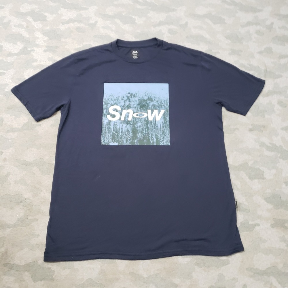 Oakley Shirt Mens XL Blue Activewear Short Sleeve